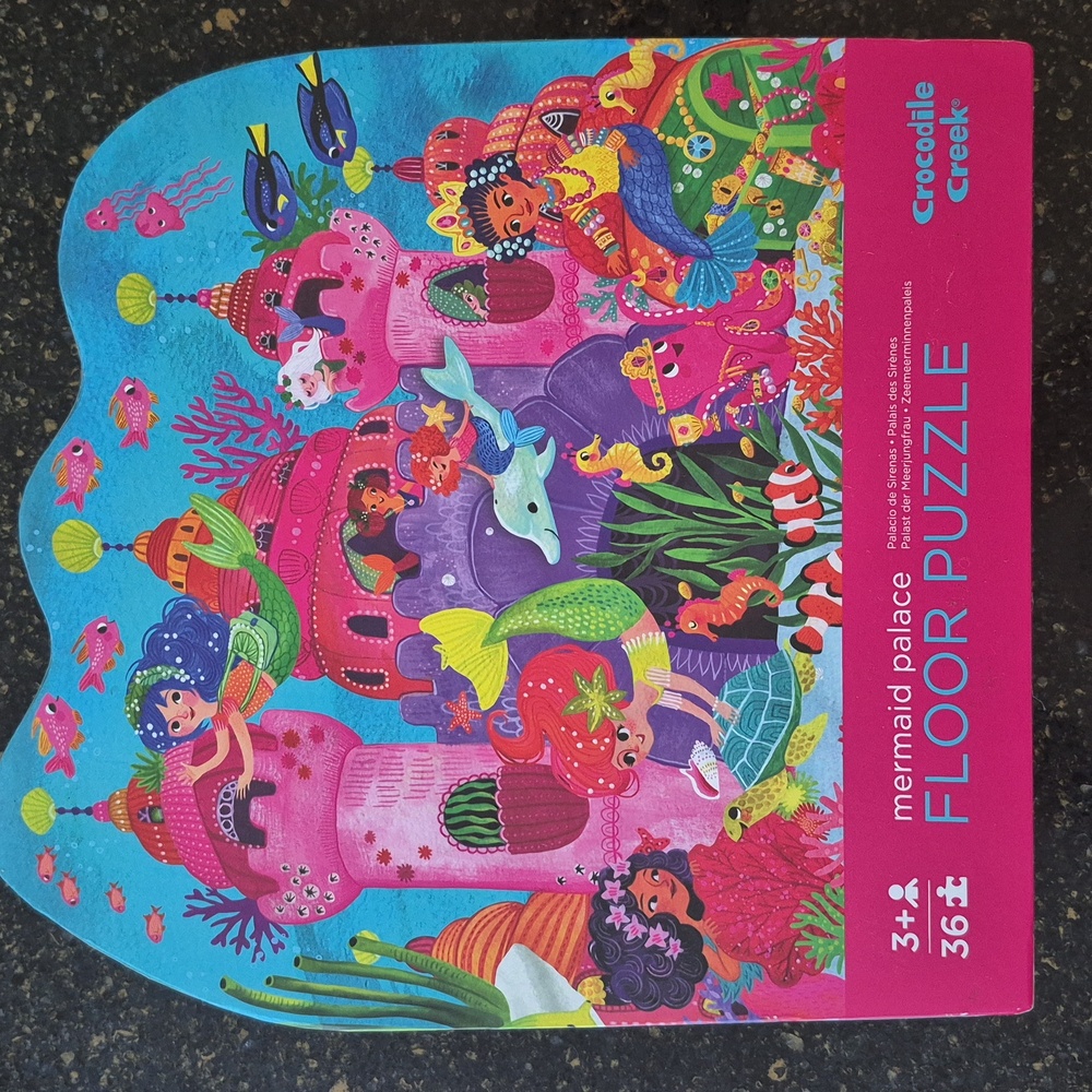 Crocodile Creek Mermaid Adventure Floor Puzzle
